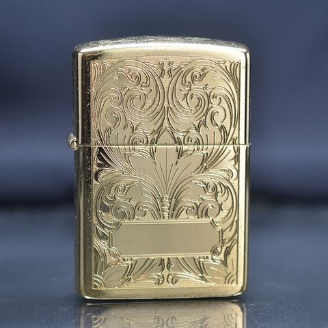 Zippo 1991 hoa văn 5 mặt mạ vàng C27