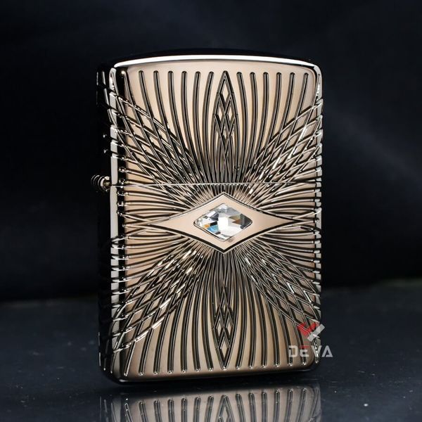 Zippo Armor Ốp Đá Pha Lê Cao Cấp Pattern Design Z24
