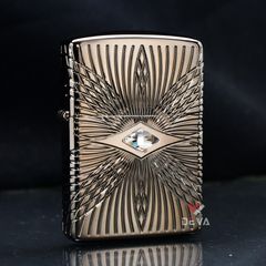 Zippo Armor Ốp Đá Pha Lê Cao Cấp Pattern Design Z24