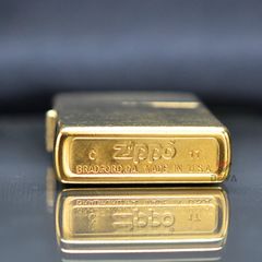 Bật lửa zippo mỹ đồng xước bụi Gold dust Z13