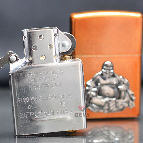Bật lửa zippo Mỹ hình phật Di Lặc  Z76