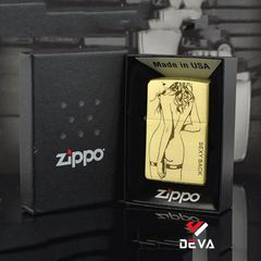 Bật lửa zippo Mỹ in hình cô gái Sexy-back ZN104