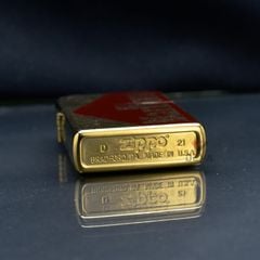 Zippo Vàng Bụi Sơn Chủ Đề Marlboro ZN270