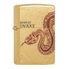Zippo Year of the Snake 2025 Gold Plating Asia Limited Edition Z190