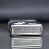 Bật lửa zippo Satin mỹ chính hãng cỏ 4 lá bạc Z61
