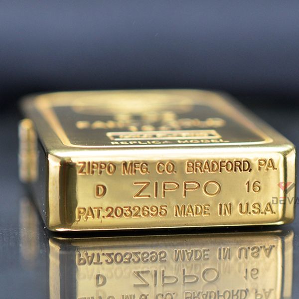 Bật lửa zippo tái bản 1941 mạ vàng Fancy Gold Z203