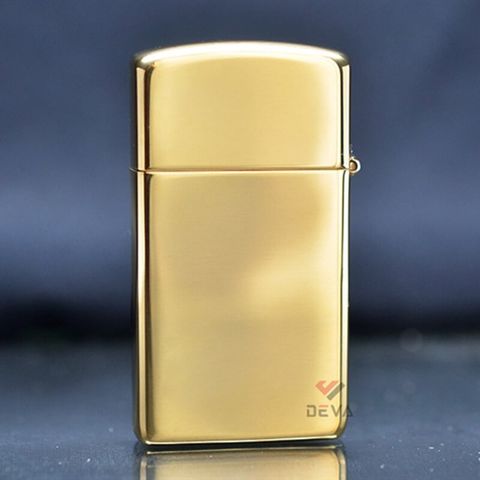 Zippo Mỹ chính hãng Slim đồng bóng Z157