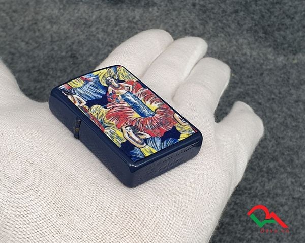 Zippo sơn mài hình cô gái 1996 C41