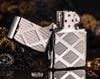 Zippo ô vuông chéo bản Armor Z314