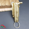 Bật lửa xăng đá Zorro sold brass móc khóa A001