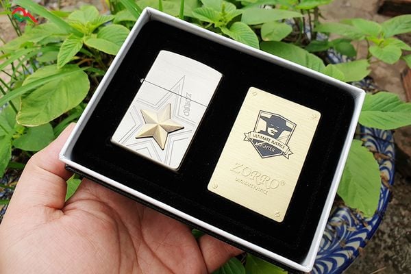 Bật Lửa Xăng Đá Zorro Z8658