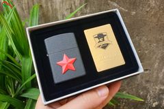 Bật lửa Zorro Ngôi Sao đỏ Việt Nam Z91257A