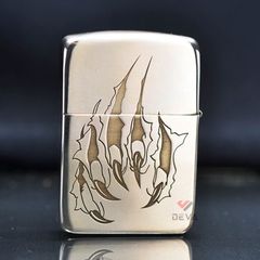 Zippo Bạc Khối Tái Bản 1941 Hình Hổ BK42