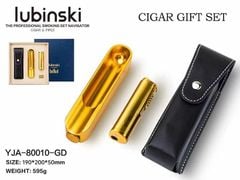 Set gạt tàn kèm bật lửa 3 món Lubinski YJA 80010