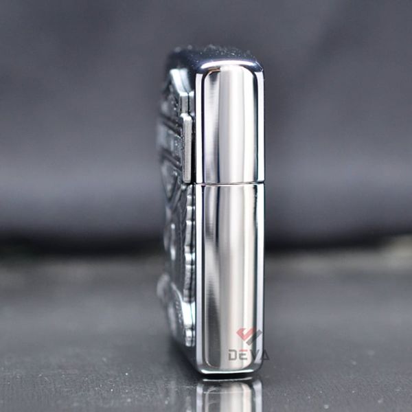Bật Zippo Mỹ chính hãng ốp Emblem Harley Davidson Z94