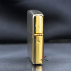 Bật Zippo Mỹ xuất Nhật hình phật khắc ăn mòn mạ vàng Z86