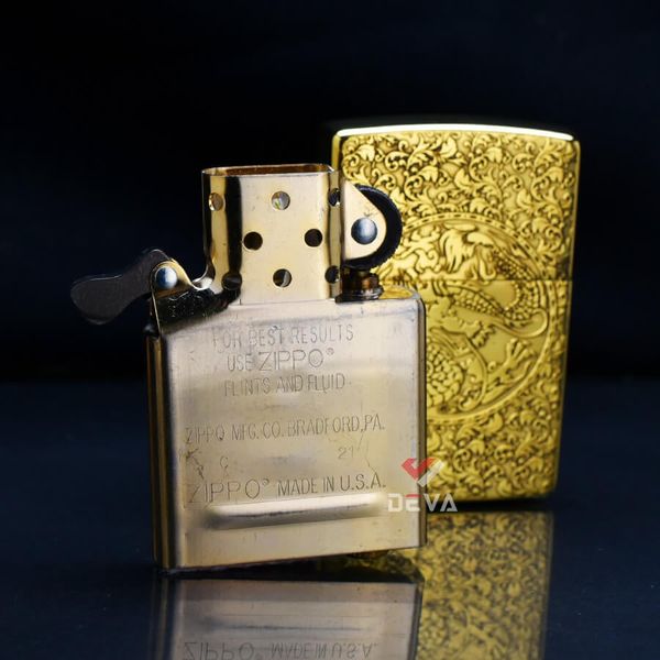 Zippo Khắc Hình Rồng Phượng Bản Giới Hạn Z44