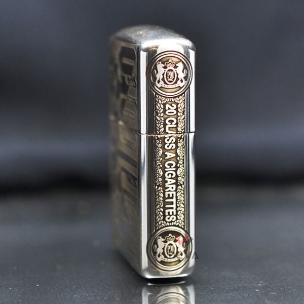 Zippo Bạc Khối Armor Khắc Marlboro BK09