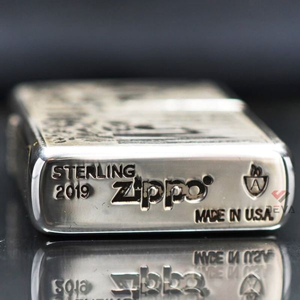 Zippo Bạc Khối Armor Khắc Marlboro BK09