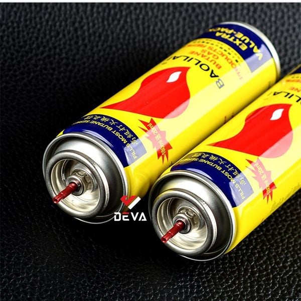 Bình ga bơm cho bật bật lửa vàng BAOLILAI loại nhỏ 180ml