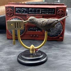 Bật lửa xăng đồng khối hình chim TC23