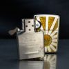 Zippo Armor Khắc Hình Tượng Mèo 3 Mắt Sphynx Ai Cập ZN216