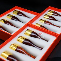 Set tẩu Xi Ga 4 size Lubinski gỗ cẩm mạ vàng TG12