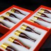 Set tẩu Cigar 4 size Lubinski gỗ cẩm mạ vàng TG12