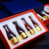 Set tẩu Cigar 4 size Lubinski gỗ cẩm mạ vàng TG12