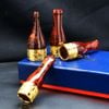 Set tẩu Cigar 4 size Lubinski gỗ cẩm mạ vàng TG12