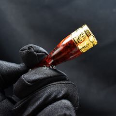 Set tẩu Xi Ga 4 size Lubinski gỗ cẩm mạ vàng TG12