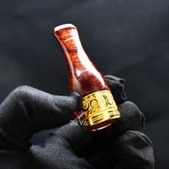 Set tẩu Xi Ga 4 size Lubinski gỗ cẩm mạ vàng TG12