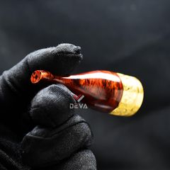 Set tẩu Xi Ga 4 size Lubinski gỗ cẩm mạ vàng TG12