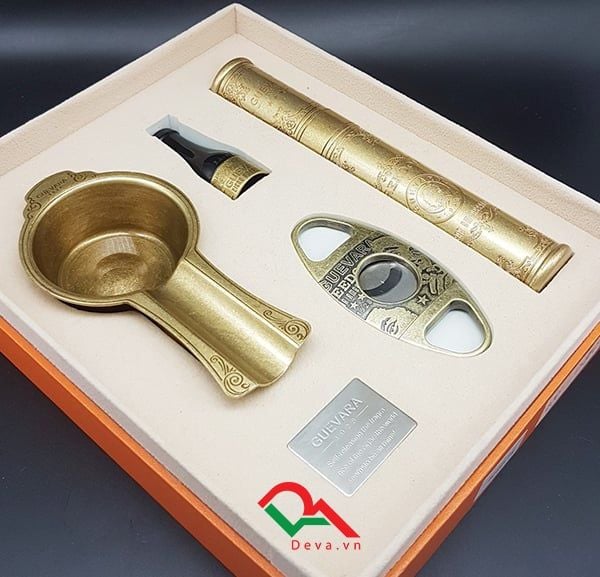 Bộ sét phụ kiện xì gà 4 món Guevara RAG 6002