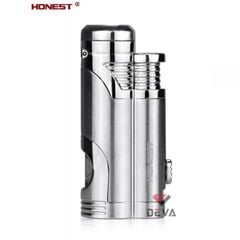 Bật lửa khò 2 tia Honest kèm đục Cigar BCZ 359