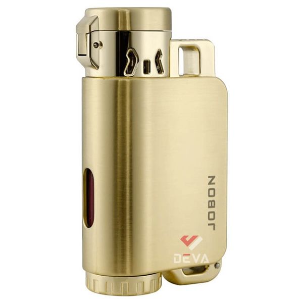 Bật lửa chính hãng Jobon khò 3 tia kèm đục Cigar ZB A06