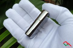 Zippo hoa văn vân bạc ZN148