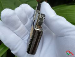 Zippo hoa văn vân bạc ZN148