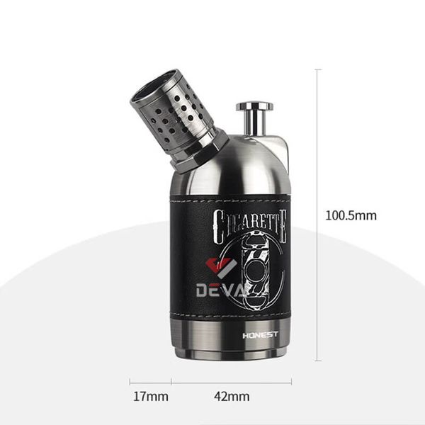 Bật lửa chính hãng Honest khò 4 tia bình chứa gas lớn kèm đục BCZ 842