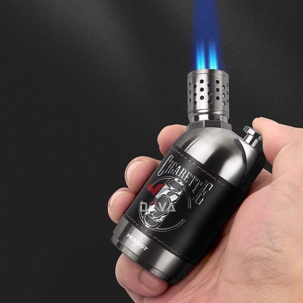 Bật lửa chính hãng Honest khò 4 tia bình chứa gas lớn kèm đục BCZ 842