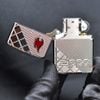 Zippo Armor Khắc Chìm Hoa Văn Khảm Gạch Tile Mosaic Z298
