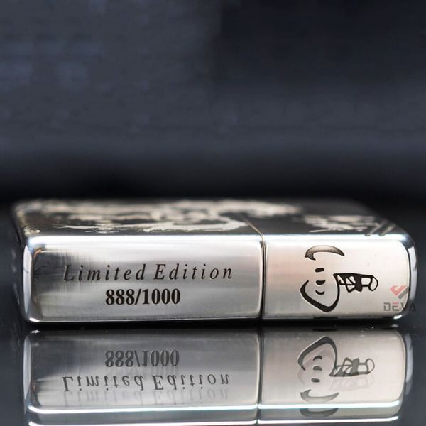 Zippo Bạc Khối Tái Bản 1937 Vintage Khắc Hình Ngựa BK13