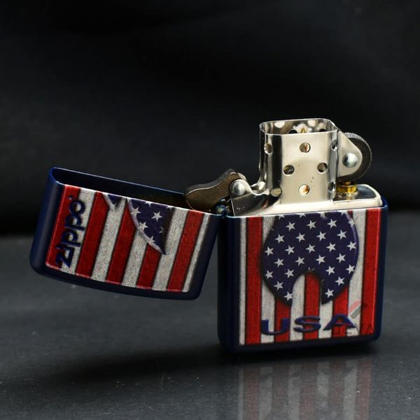 Zippo Sơn Ngọn Lửa Yêu Nước Patriotic Flame Design Z184