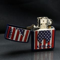 Zippo Sơn Ngọn Lửa Yêu Nước Patriotic Flame Design Z184