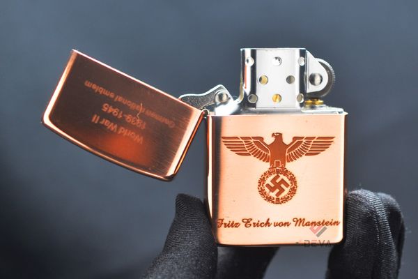 Bật lửa Zorro đồng đỏ khắc biểu tượng Thế Chiến II Đức Z9749