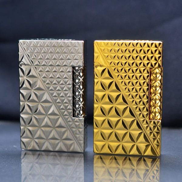 Dupont Xăng Đá Họa Tiết Vân Kim Cương Tam Giác 3D D180-DX