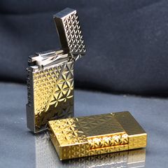 Dupont Xăng Đá Họa Tiết Vân Kim Cương Tam Giác 3D D180-DX