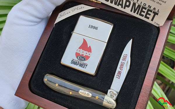 Set zippo dao Silver Plated Swapmeet 1996 C75