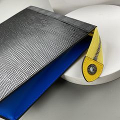 Clutch cầm tay đen xanh VCT14