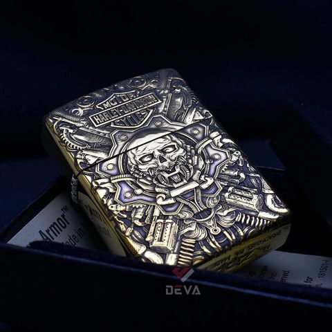 Zippo Amror Chủ Đề Thương Hiệu Xe Motor Harley-Davidson ZD44